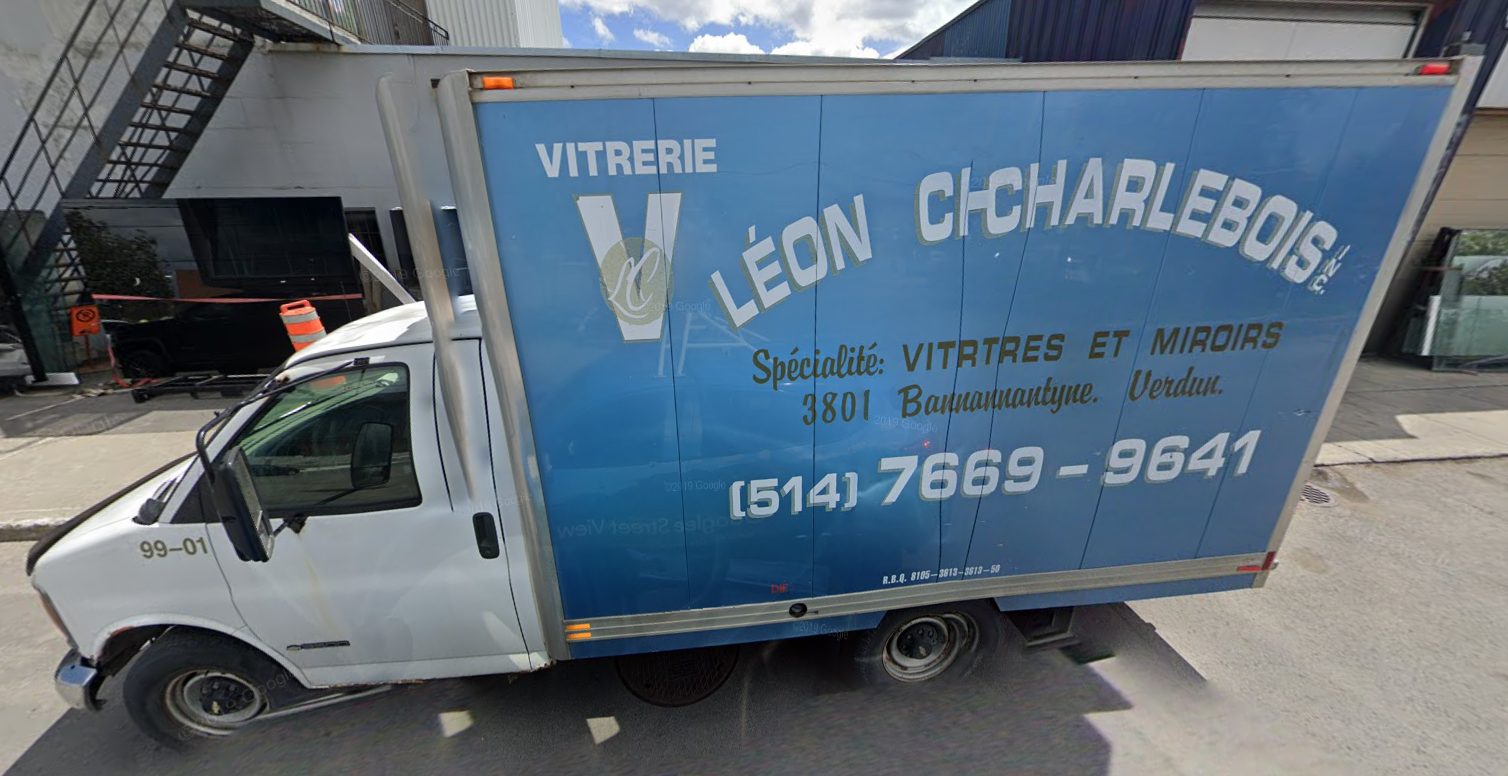 Camion Vitrerie Léon Charlebois - Vitrerie Léon Charlebois à Verdun